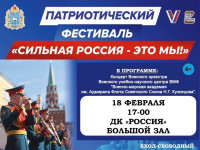 Патриотический фестиваль " Сильная Россия - это мы!"
